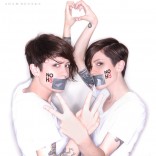 Tegan and Sara pose for NOH8.