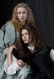 Malin Buska as Queen Kristina alongside Sarah Gadon as Kristina's love interest, Ebba Sparre