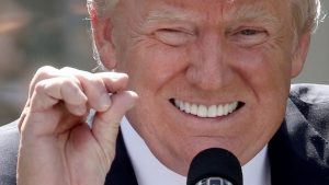 Donald Trump shows the size of his heart