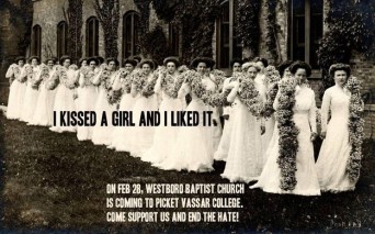 Image used by Vassar students to counter-protest the Westboro Baptist Church