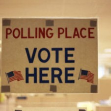 Polling Place Vote Here