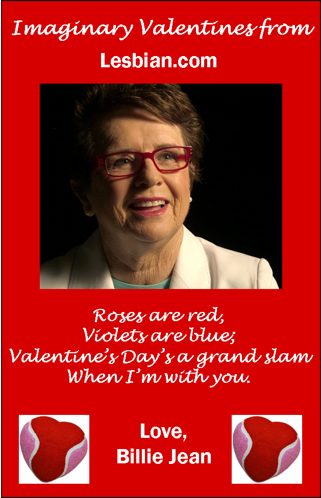 Billie Jean King Valentine