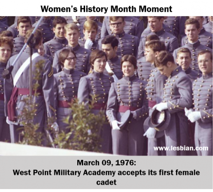 West Point's first female cadets