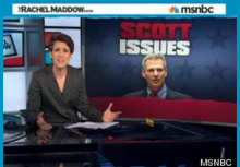 Rachel Maddow accuses Scott Brown of making stuff up about her