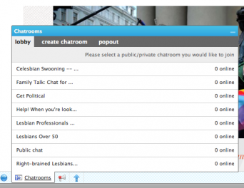 Pick your chat room