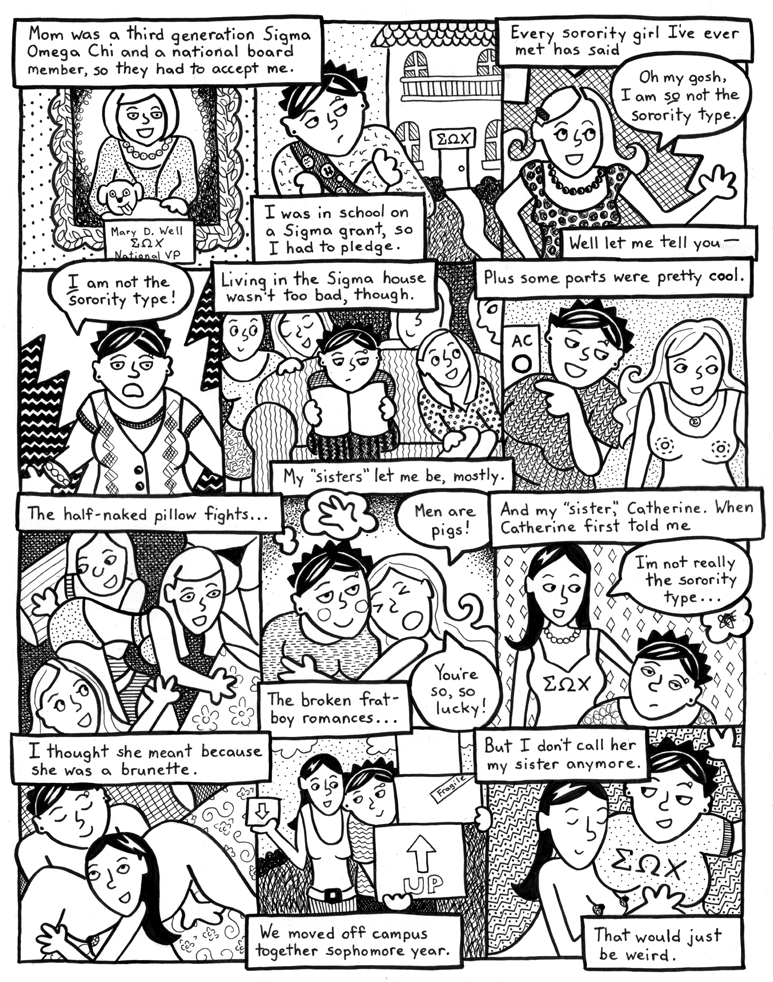 sorority romance comic