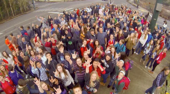student rally